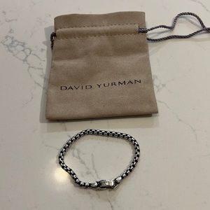David Yurman 4mm bracelet in sterling silver .